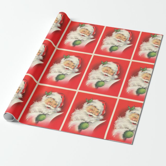 Naughty or Nice Wrapping Paper (Unrolled)