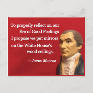 Naughty Presidential Valentine: Good Feelings Holiday Postcard