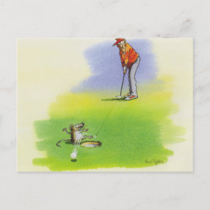 Naughty rat postcard