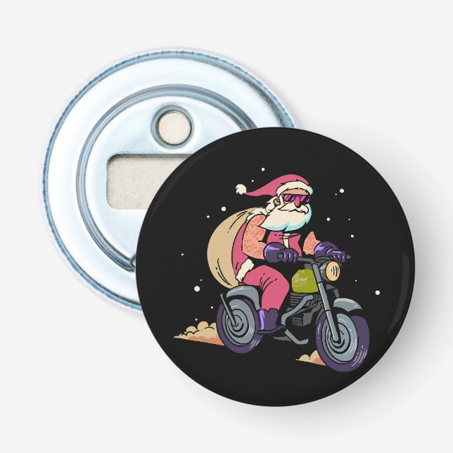 Naughty Santa Claus Bottle Opener (Front)
