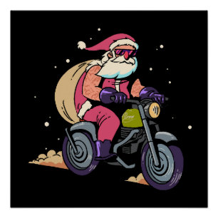 Naughty Santa Claus Poster