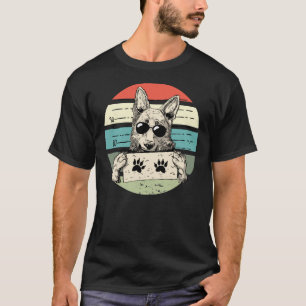 Naughty Shepherd Dog Mugshot German Shepherd Dog T-Shirt
