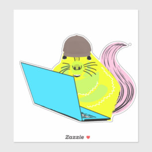 Naughty Squirrel #10 Sticker