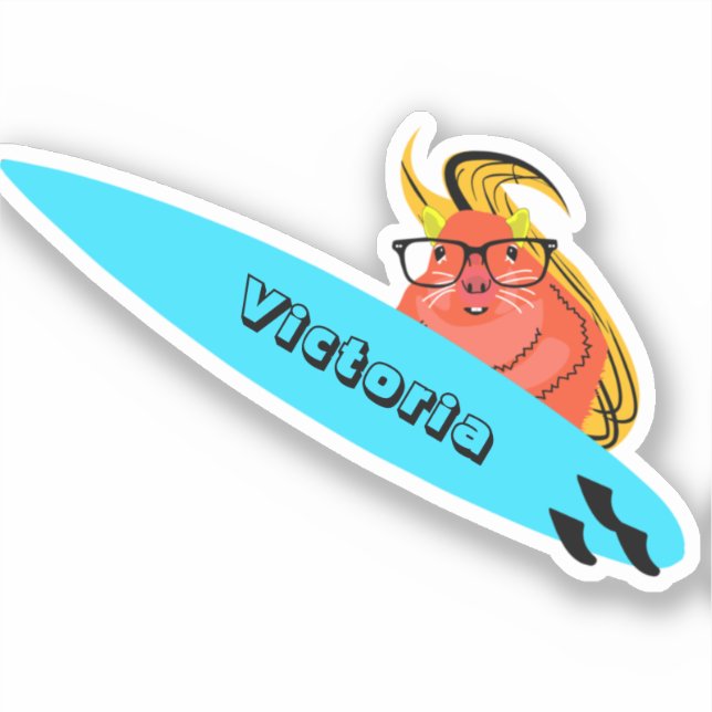 Naughty Squirrel #1122 Surfing (Front)