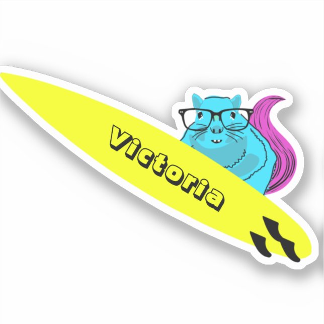 Naughty Squirrel #1144 Surfing (Front)