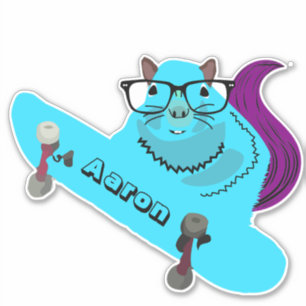 Naughty Squirrel #114 Skateboarding