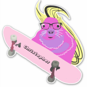 Naughty Squirrel #116 Skateboarding