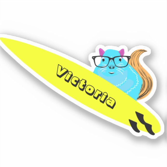 Naughty Squirrel #1228 Surfing (Front)