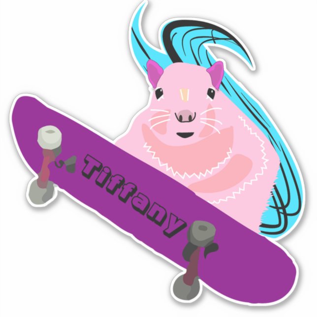 Naughty Squirrel #127 Girls Name  (Front)