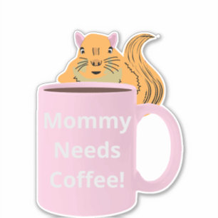 Naughty Squirrel #135 Coffee Cup