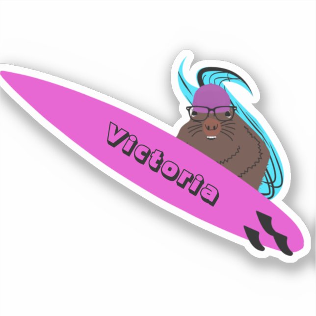 Naughty Squirrel #1401 Surfing (Front)