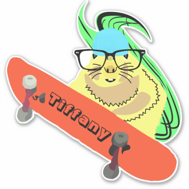 Naughty Squirrel #140 Girls Name  (Front)