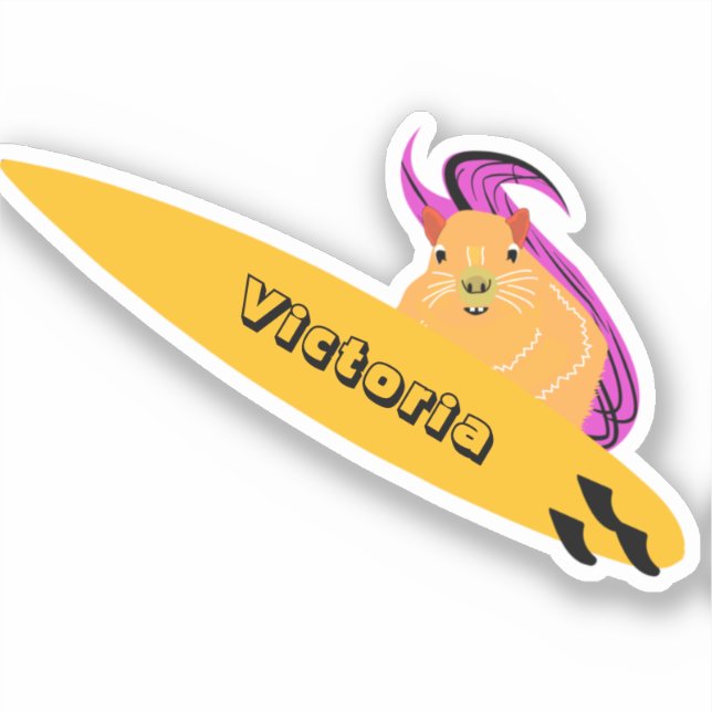 Naughty Squirrel #1608 Surfing (Front)