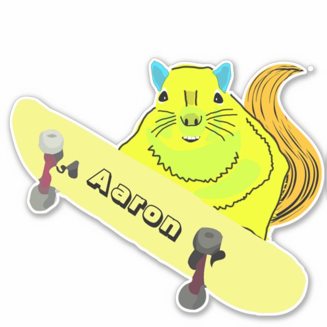 Naughty Squirrel #161 Skateboarding (Front)