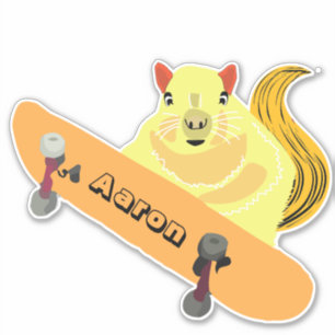 Naughty Squirrel #169 Skateboarding