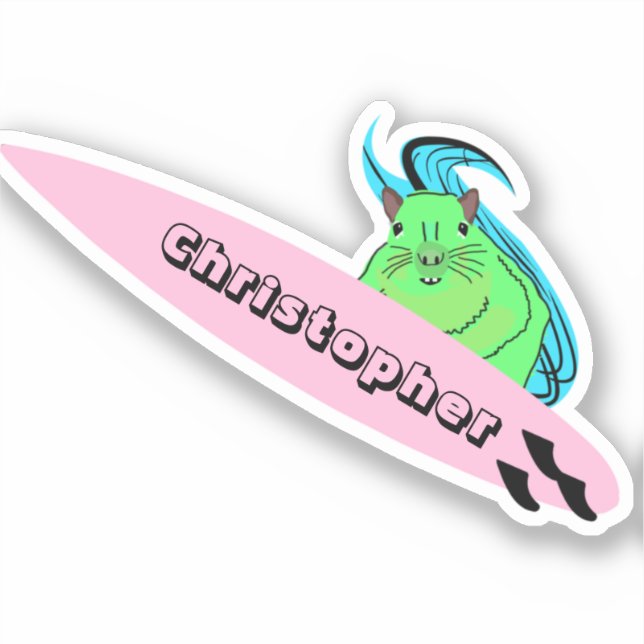 Naughty Squirrel #179 Surfing (Front)