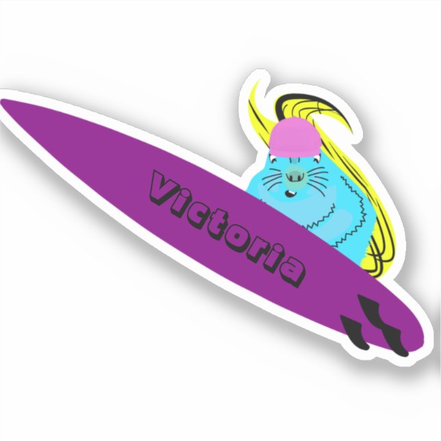 Naughty Squirrel #1827 Surfing (Front)