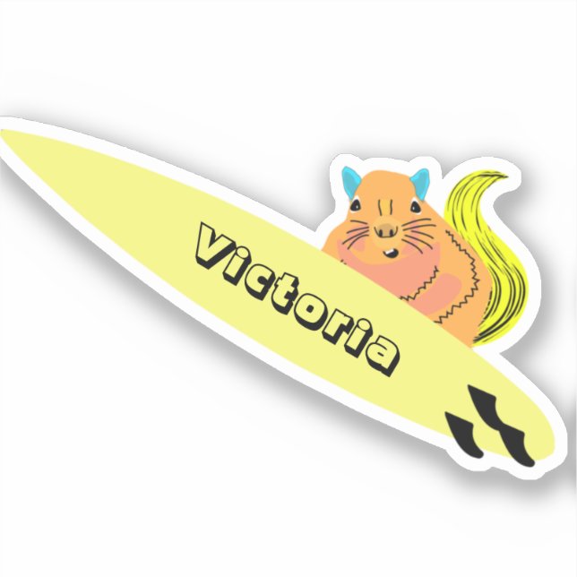 Naughty Squirrel #1989 Surfing (Front)
