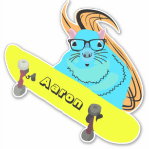 Naughty Squirrel #199 Skateboarding
