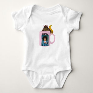 Naughty Squirrel #205 Baby Coffee Bodysuit