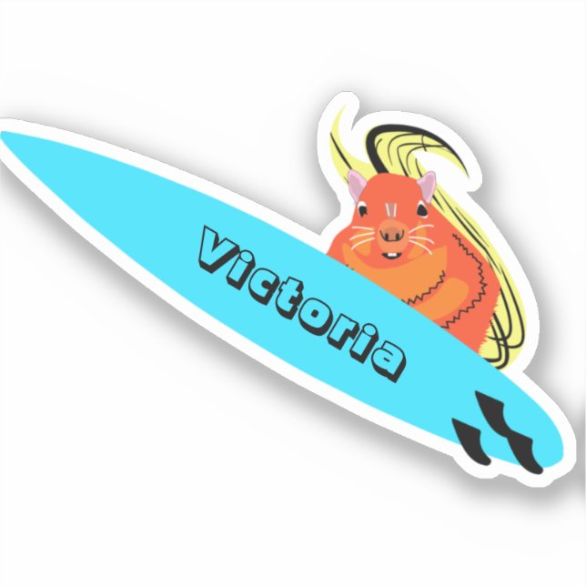 Naughty Squirrel #2098 Surfing (Front)
