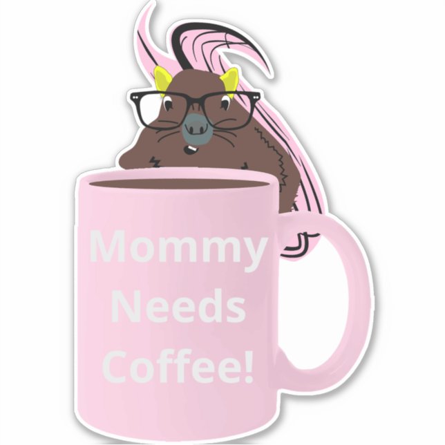 Naughty Squirrel #211 Coffee Cup (Front)