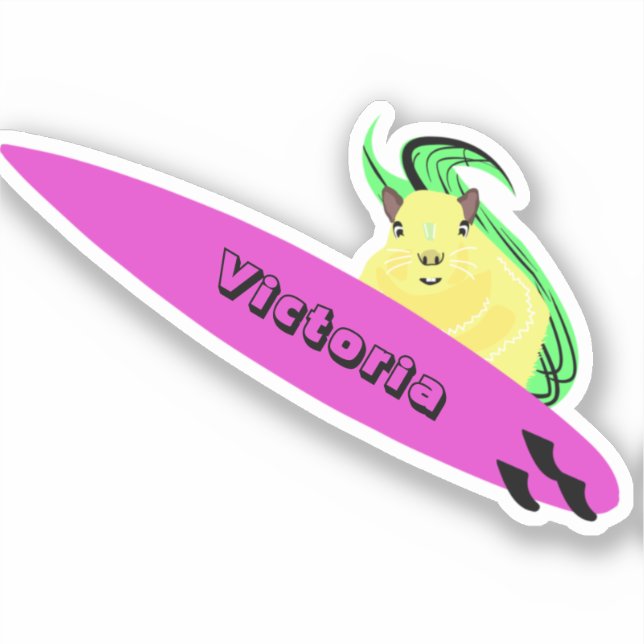 Naughty Squirrel #2121 Surfing (Front)
