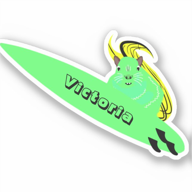 Naughty Squirrel #2129 Surfing (Front)