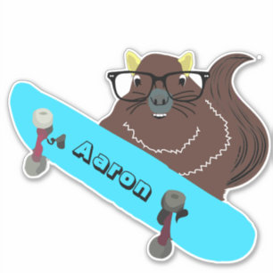 Naughty Squirrel #218 Skateboarding