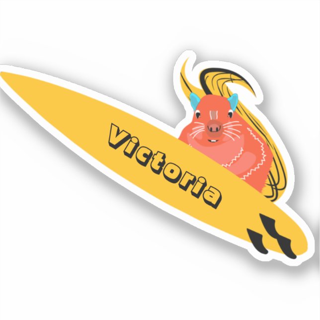 Naughty Squirrel #2310 Surfing (Front)