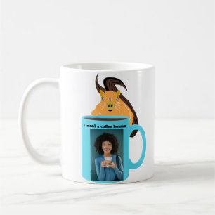 Naughty Squirrel #240 Coffee Human Mug
