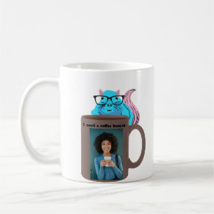 Naughty Squirrel #318 Coffee Human Mug