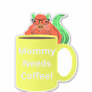 Naughty Squirrel #340 Coffee Cup