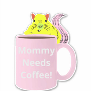 Naughty Squirrel #341 Coffee Cup