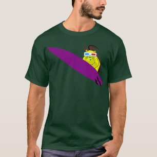 Naughty Squirrel 349 Surfing T T-Shirt