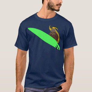 Naughty Squirrel 364 Surfing T-Shirt
