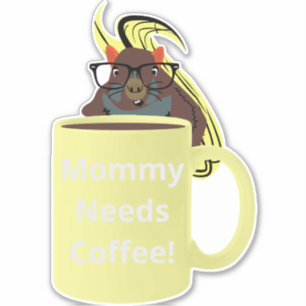 Naughty Squirrel #396 Coffee Cup