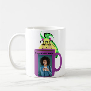 Naughty Squirrel #436 Coffee Human Mug