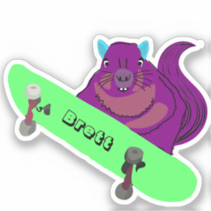 Naughty Squirrel #441 Brett Skateboarding