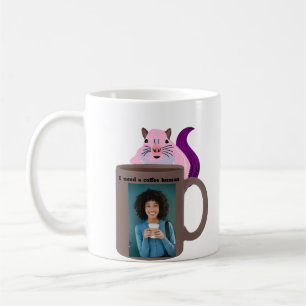 Naughty Squirrel #456 Coffee Human Mug