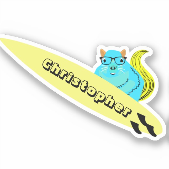 Naughty Squirrel #471 Surfing (Front)