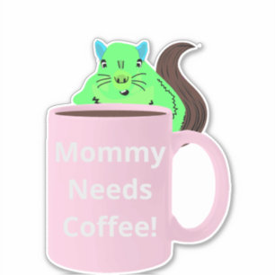 Naughty Squirrel #498 Coffee Cup