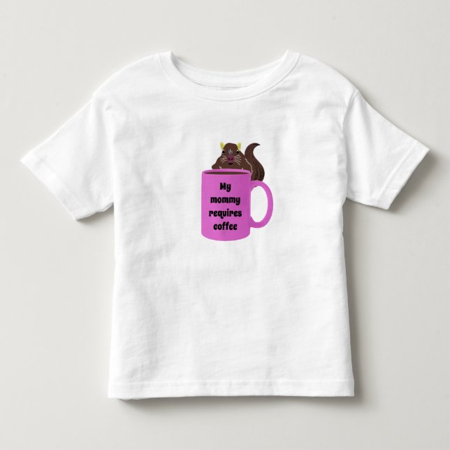 Naughty Squirrel #504 Toddler T-Shirt (Front)