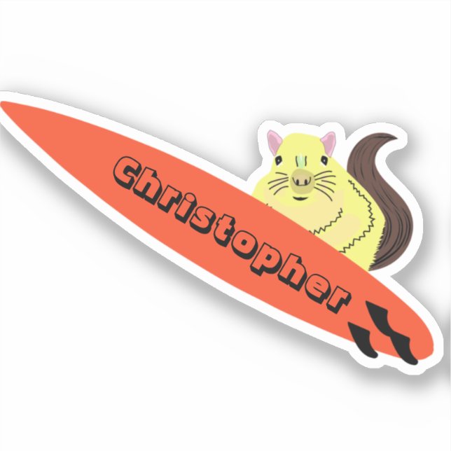 Naughty Squirrel #540 Surfing (Front)
