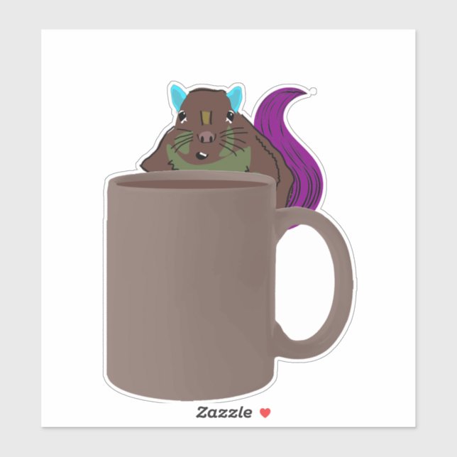 Naughty Squirrel #557 (Sheet)