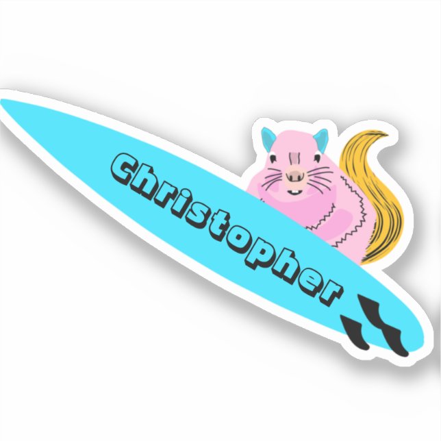 Naughty Squirrel #630 Surfing (Front)