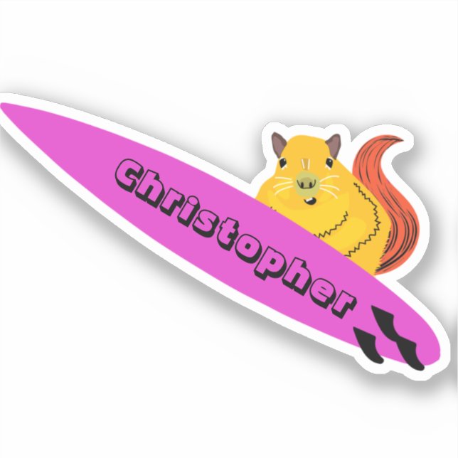 Naughty Squirrel #648 Surfing (Front)