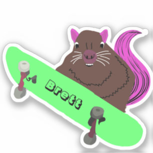 Naughty Squirrel #708 Brett Skateboarding