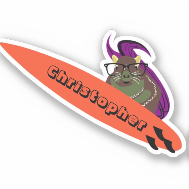 Naughty Squirrel #731 Surfing (Front)