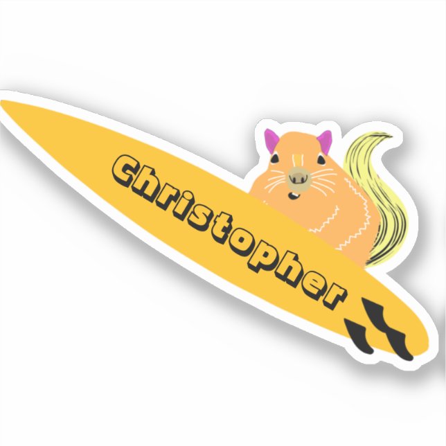 Naughty Squirrel #782 Surfing (Front)